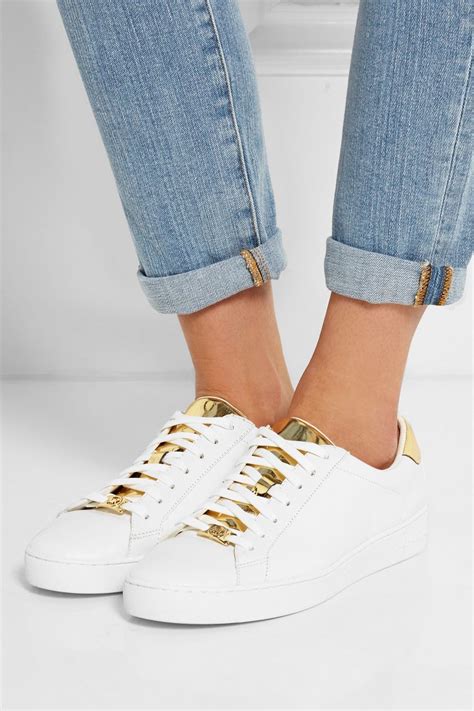 rosegold kette michael kors|Michael Kors leather sneakers.